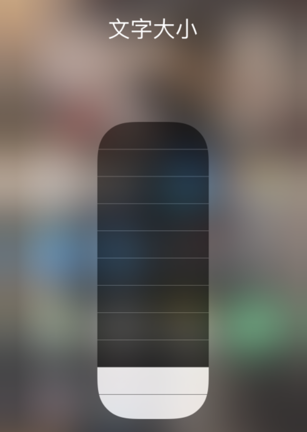 徽县苹果手机维修分享小技巧：在 iPhone 控制中心快速调节字体大小 